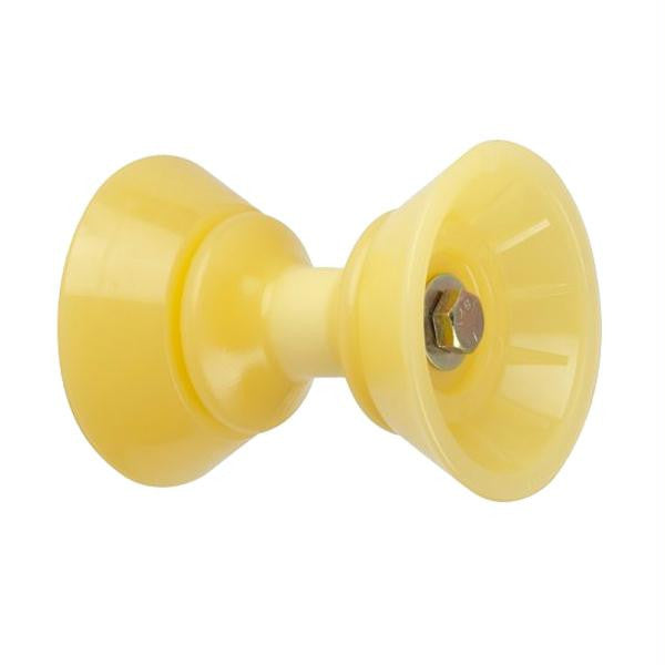 C.E. Smith 3&quot; Bow Bell Roller Assembly - Yellow TPR