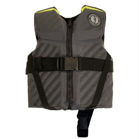 Mustang Lil' Legends 70 Child Vest - 30-50lbs - Fluorescent Yellow-Green-Gray