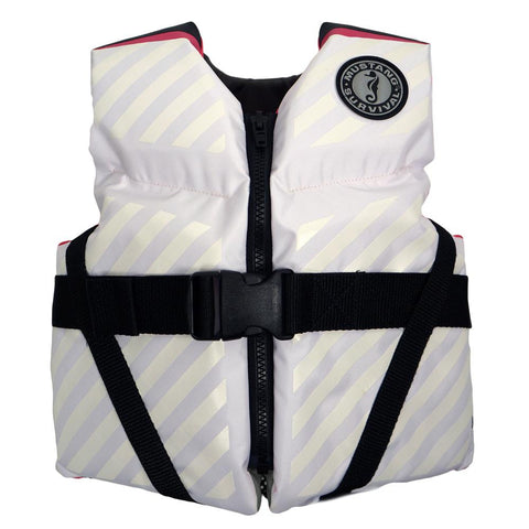 Mustang Lil' Legends 70 Youth Vest - 50-90lbs - Pink-White