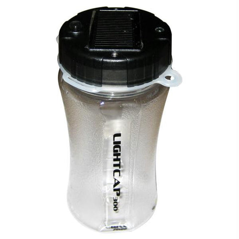 Davis LightCap 300 - 1 Liter Clear Bottle w-Smoke Cap & LED Lights