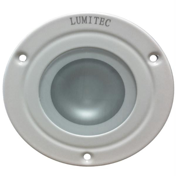 Lumitec Shadow - Flush Mount Down Light - White Finish - 4-Color White-Red-Blue-Purple Non Dimming