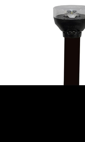 Attwood LED Fold Down All Around Light - 12&quot; Black Pole