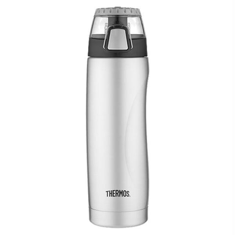 Thermos Vacuum Insulated Hydration Bottle w-Meter - 18 oz. - Stainless Steel