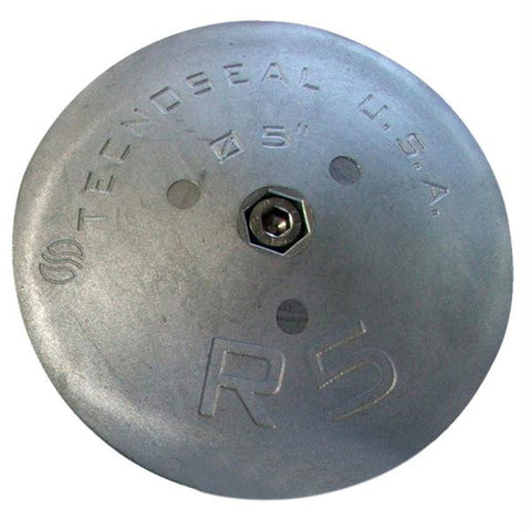 Tecnoseal R5 Rudder Anode - Zinc - 5&quot; Diameter