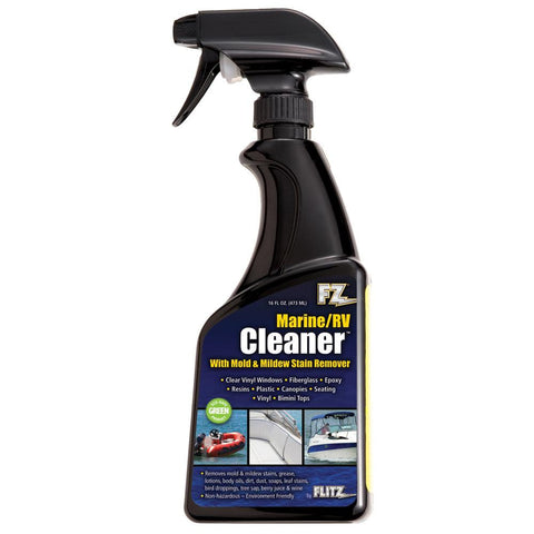 Flitz Marine-RV Cleaner w-Mold & Mildew Stain Remover - 16oz Spray Bottle
