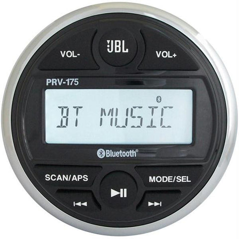 JBL PRV 175 AM-FM-USB-Bluetooth&reg; Gauge Style Stereo