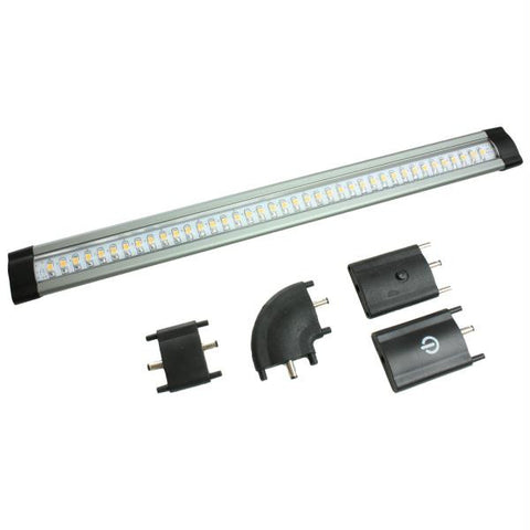 Lunasea 12&quot; Modular LED Light Bar w-Dimmer Control & Extension Accessories