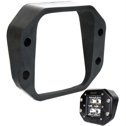 Rigid Industries D-Series Angled Flush Mount Kit - Up-Down