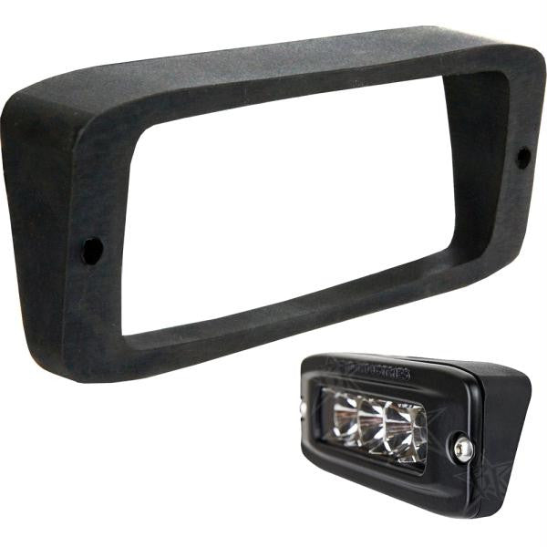 Rigid Industries SR-Q Series Angled Flush Mount Kit - Up-Down