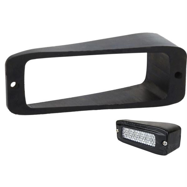 Rigid Industries SR-Q Angled Flush Mount Kit - Left-Right