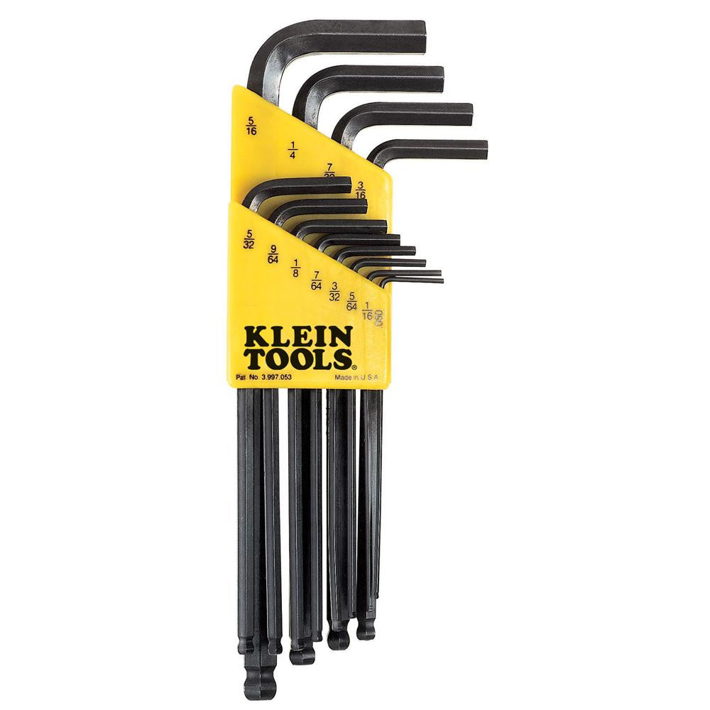 Klein Tools L-Style Ball-End Hex-Key Caddy Set - Standard