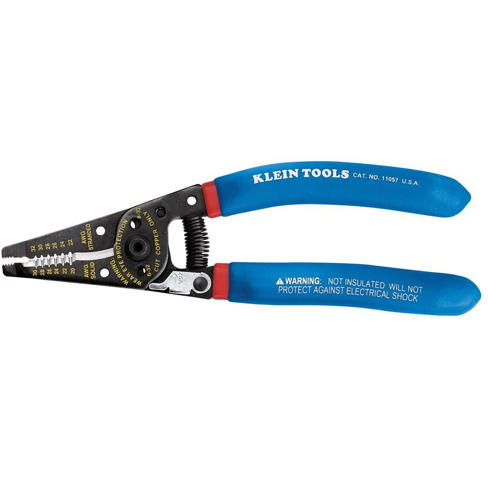 Klein Tools Klein Kurve&reg; Wire Stripper-Cutter Solid (20-30 AWG) & Stranded (22-32 AWG) Wire