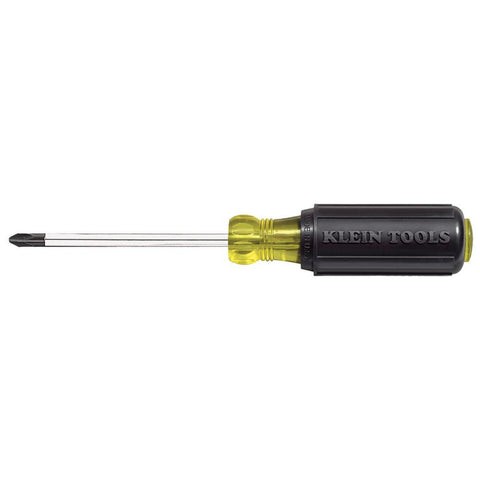 Klein Tools #2 Profilated Phillips-Tip Screwdriver 4&quot; Round-Shank