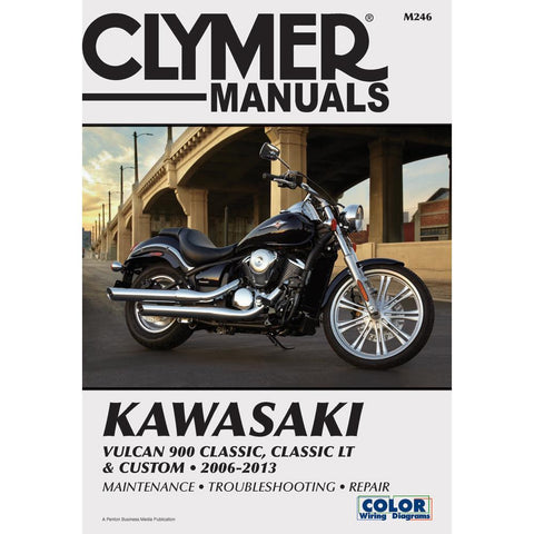 Clymer Kawasaki Vulcan 900 Classic, Classic LT & Custom (2006-2013)