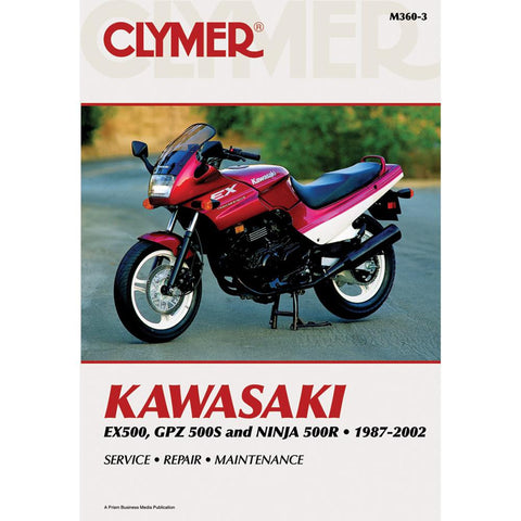 Clymer Kawasaki EX500, GPZ500S & Ninja 500R (1987-2002)