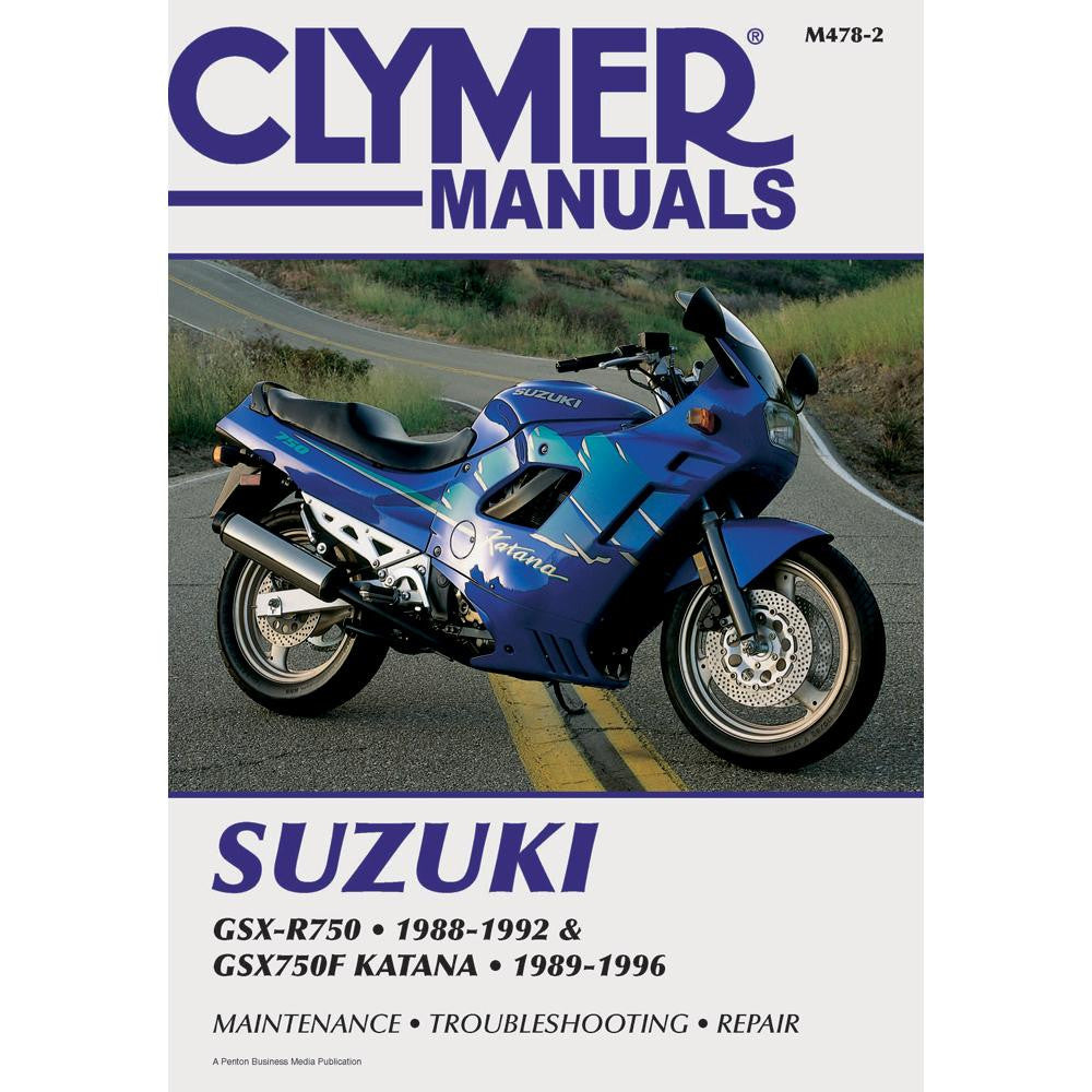 Clymer Suzuki GSX-R750 (1988-1992) & GSX750F Katana (1989-1996)