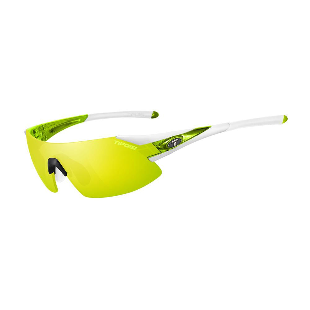 Tifosi Podium XC Interchangeable Sunglasses - Clarion Mirror Collection - White-Green