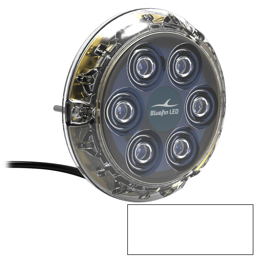 Bluefin LED Piranha P6 Surface Mount Underwater LED Light - 2100 Lumens - Diamond White