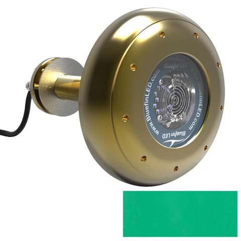 Bluefin LED Stingray S16 Thru-Hull Underwater LED Light - 5600 Lumens - Emerald Green