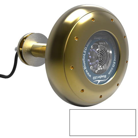 Bluefin LED Stingray S20 Thru-Hull Underwater LED Light - 9000 Lumens - Diamond White