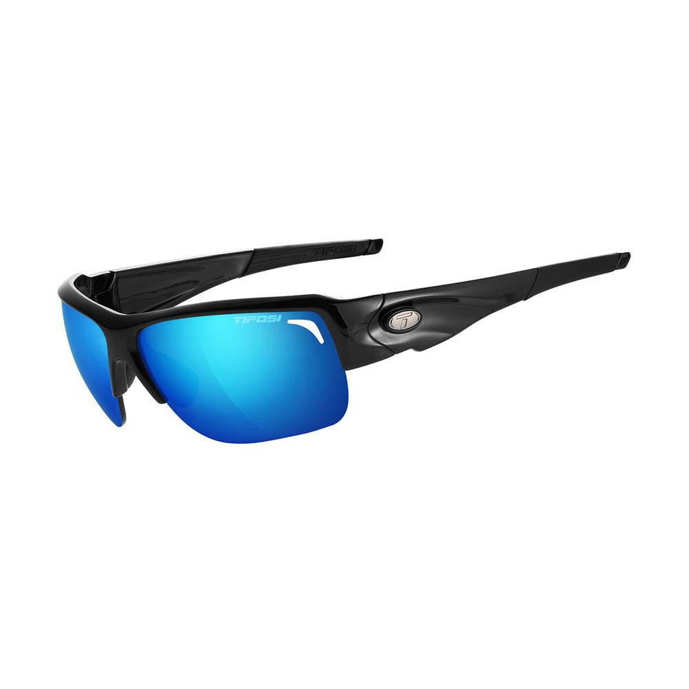 Tifosi Elder Interchangeable Sunglasses - Clarion Mirror Collection - Gloss Black