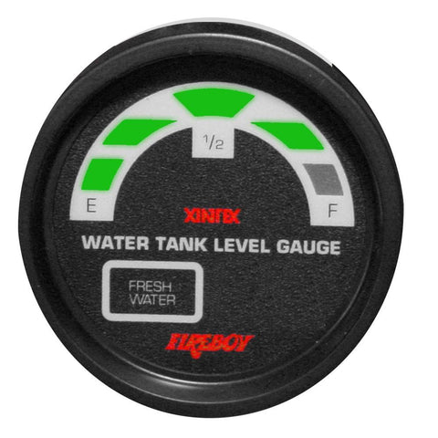 Xintex Water Tank Display Round 2&quot; Gauge f-2 Fresh Water Tanks