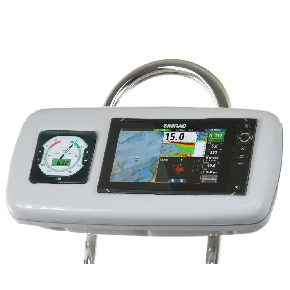 NavPod GP1040-13 SystemPod Pre-Cut f-Simrad NSS9 evo2 or B&G Zeus&#178; 9 & 1 Instrument f-9.5&quot; Wide Guard