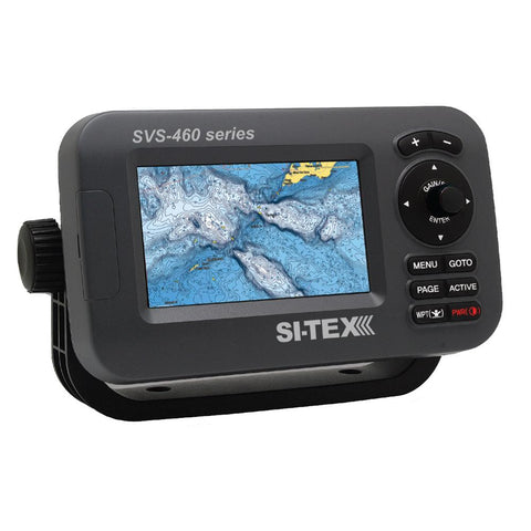 SI-TEX SVS-460C Chartplotter - 4.3&quot; Color Screen w-Internal GPS and Navionics+ Flexible Coverage