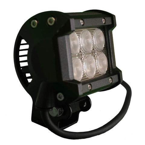 Innovative Lighting 6 LED 3W Spreader Light - White LED-Black Housing