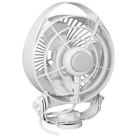 Caframo Maestro 12V 3-Speed 6&quot; Marine Fan w-LED Light - White