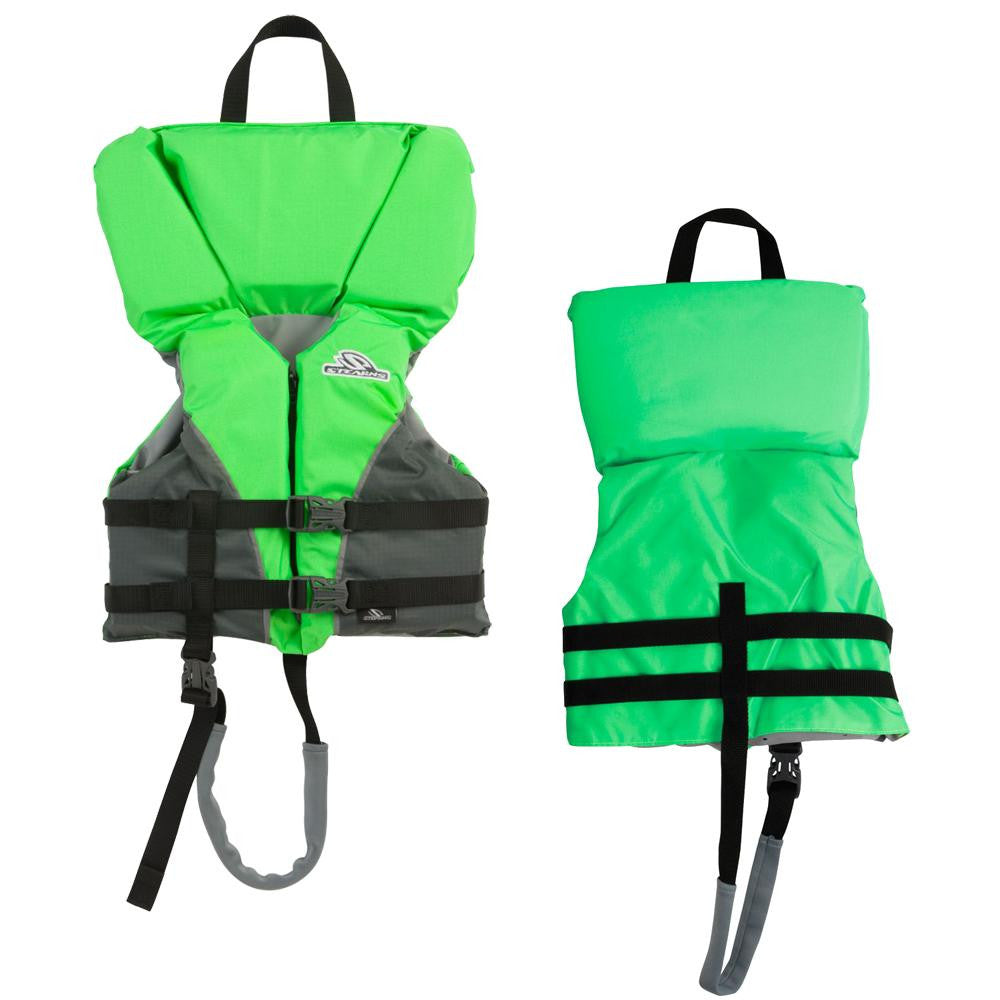 Stearns Child Heads-Up&reg; Nylon Vest Life Jacket - 30-50lbs - Green