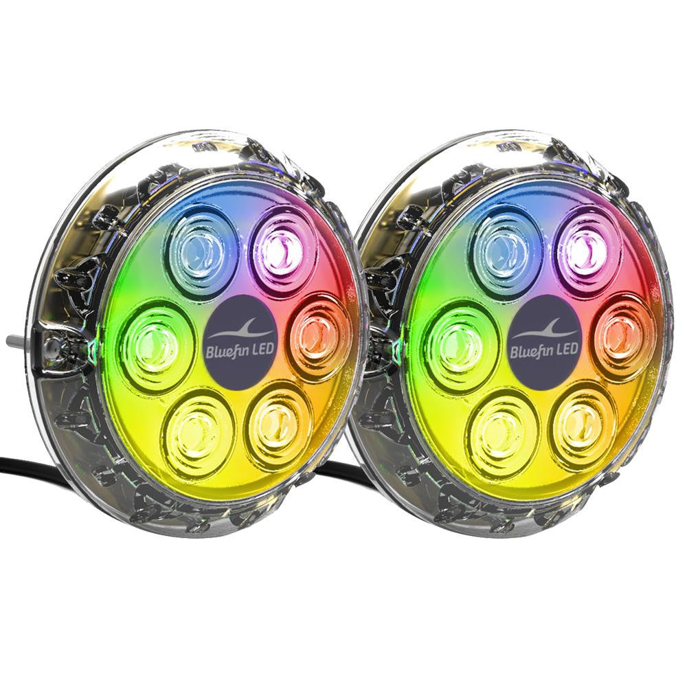 Bluefin LED Piranha P6 Color Change Light - 2500 Lumens - Pair