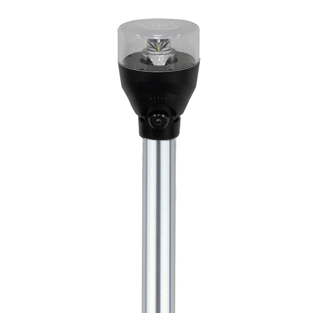 Attwood LED Articulating All-Around Light - 12V - 2-Pin - 60&quot; Pole