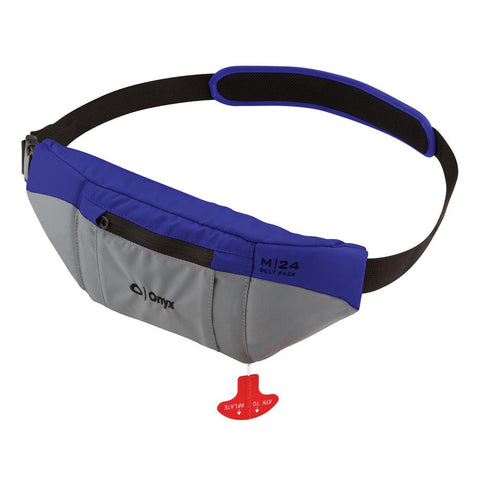 Onyx M-24 Manual Inflatable SUP Belt Pack Life Jacket - Blue