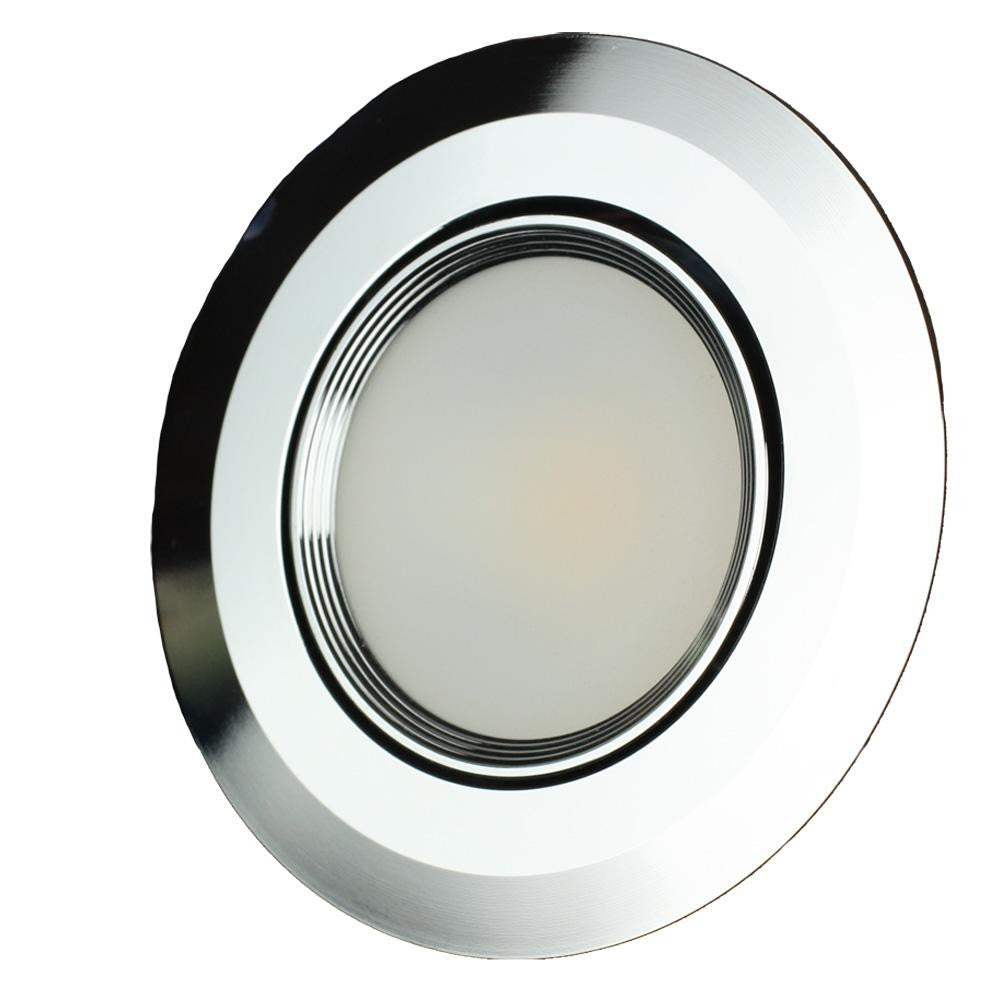 Lunasea Recessed 3.5&quot; 5W COB LED w-Polished Trim - Warm White