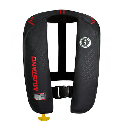 Mustang MIT 100 Inflatable Automatic PFD - Black-Red