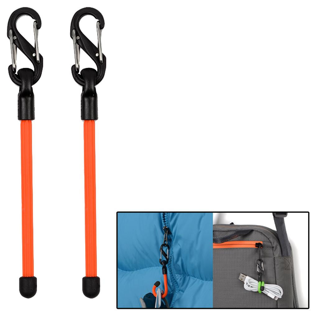 Nite Ize Gear Tie 3&quot; Clippable Twist Tie - Bright Orange 2 Pack