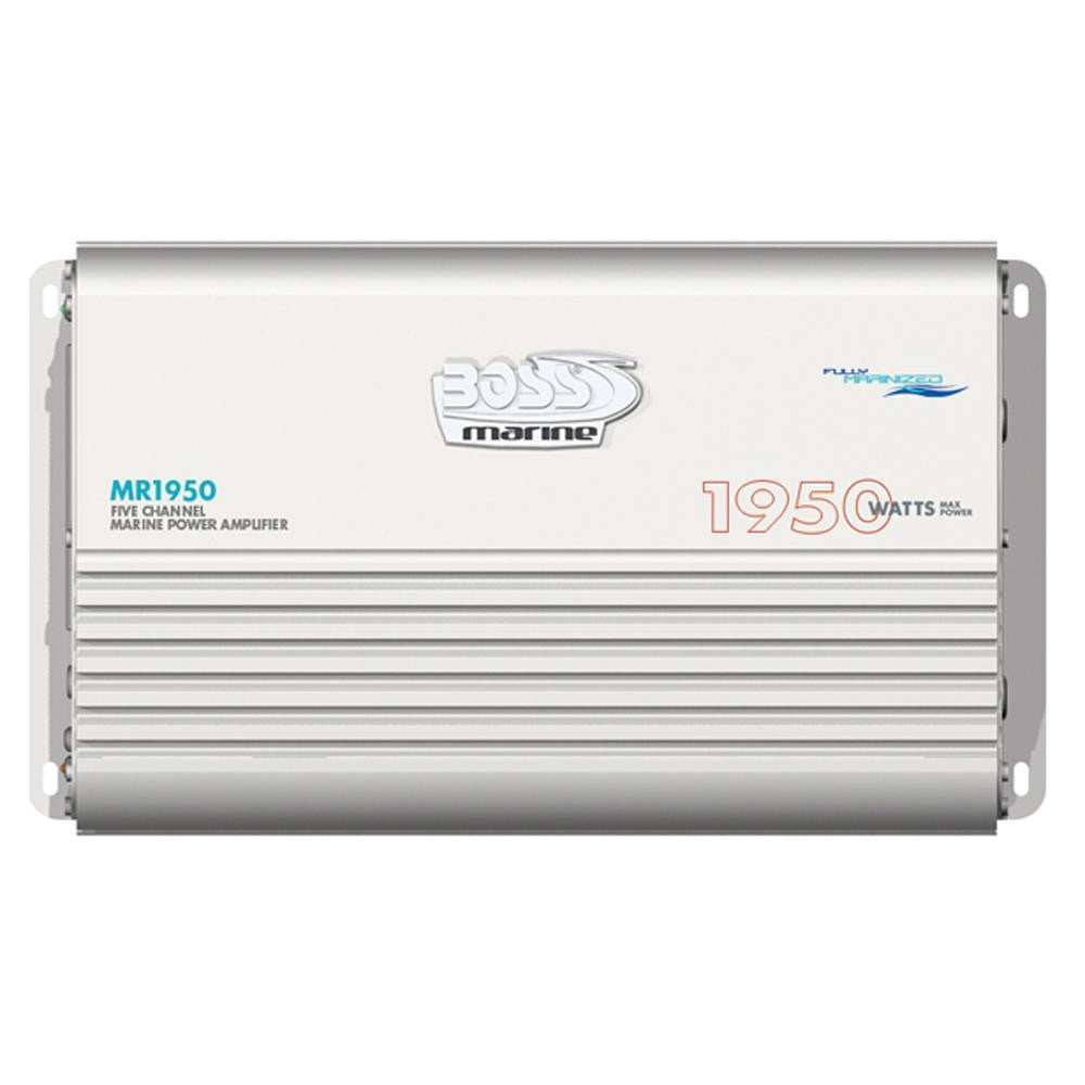 Boss Audio MR1950 Marine 5 Channel Full Range Class A-B Power Amplifier - 1950W