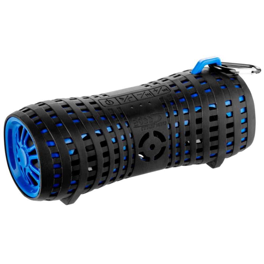 Boss Audio MRBT200 Portable Marine Bluetooth Stereo Speaker - Black-Blue