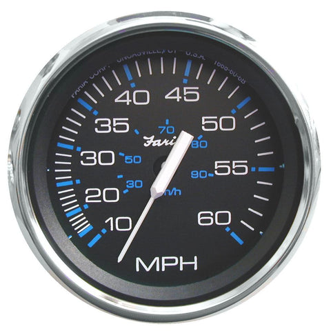Faria Chesapeake Black SS 4&quot; Speedometer - 60MPH (Mechanical)