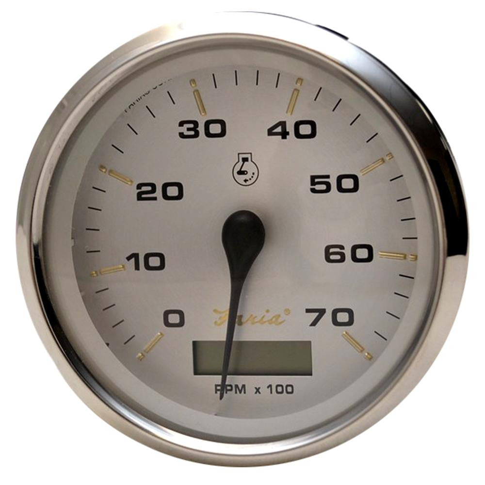 Faria Kronos 4&quot; Tachometer w-Hourmeter - 7,000 RPM (Gas - Outboard)