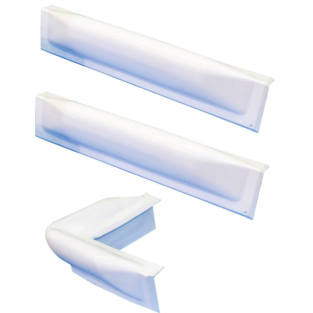 Dock Edge 3 Piece Dock Bumper Kit - 1 Corner Piece, 2 18&quot; Straight Pieces