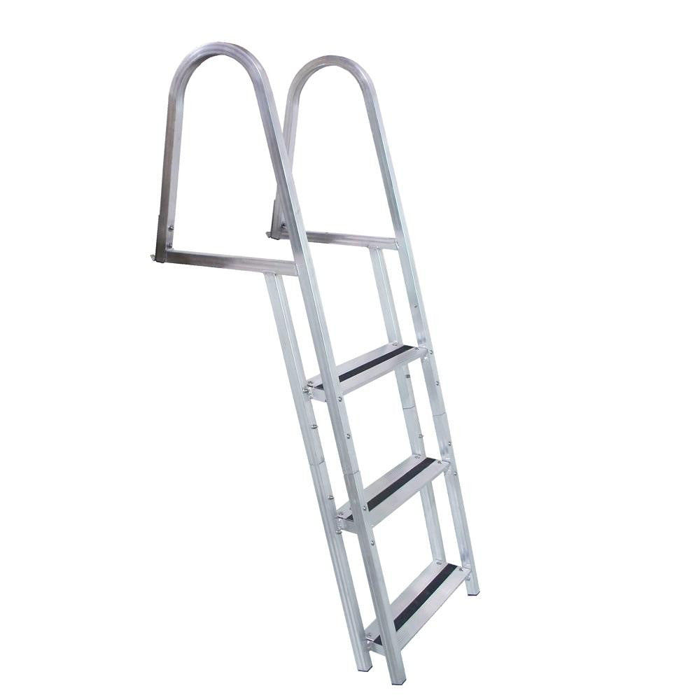 Dock Edge STAND-OFF Aluminum 3-Step Ladder w-Quick Release