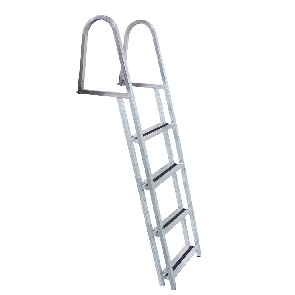 Dock Edge STAND-OFF Aluminum 4-Step Ladder w-Quick Release