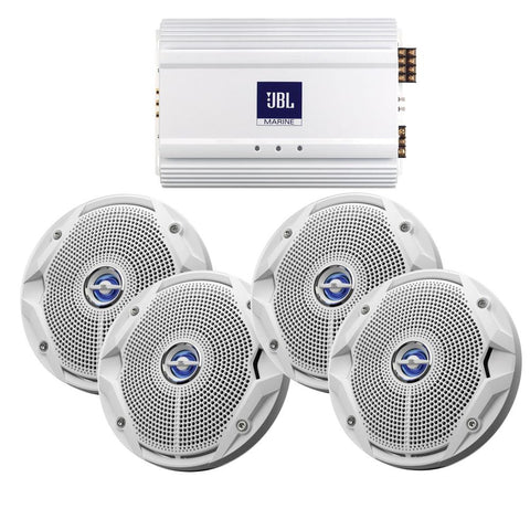 JBL MS6520 Speakers & MA6004 Amp Package - (4) 6.5&quot; Speakers & (1) 4-Channel Amp
