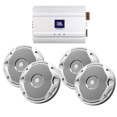 JBL MS6510 Speakers & MA6004 Amp Package - (4) 6.5&quot; Speakers & (1) 4-Channel Amp