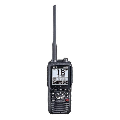 Standard Horizon HX870 6W Floating Handheld VHF Radio w-Integrated GPS