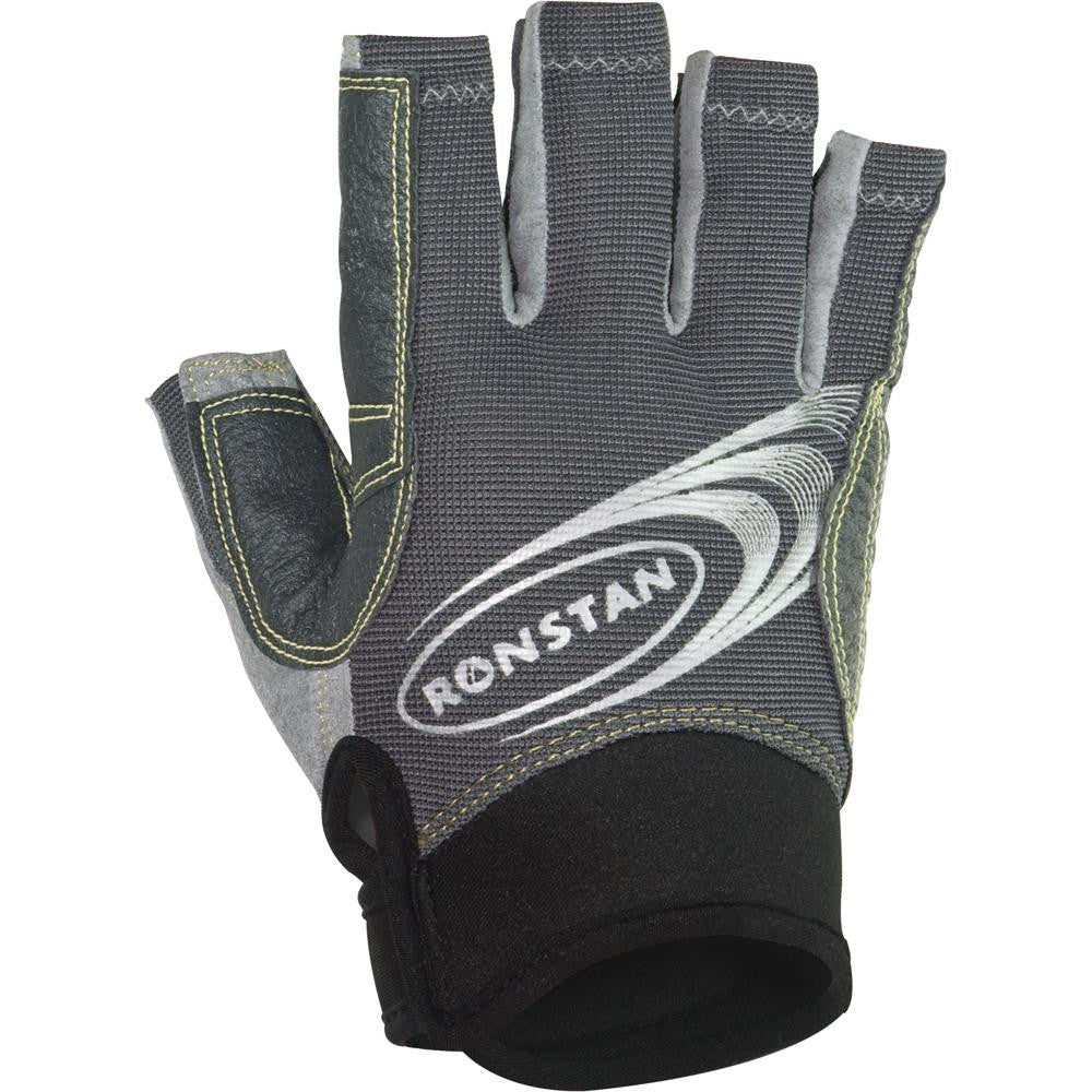 Ronstan Sticky Race Gloves w-Cut Fingers - Grey Small