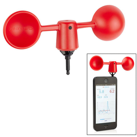 Ronstan Vaavud&#153; V1 Wind Speed Meter f- Smart Phones - Red