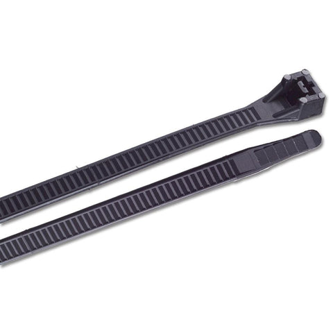 Ancor 17&quot; UV Black Heavy Duty Cable Zip Ties - 10 pack